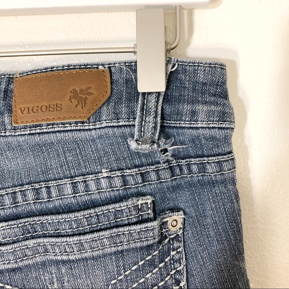 Vigoss Skinny jeans distressed medium wash size 3 - Picture 6 of 10